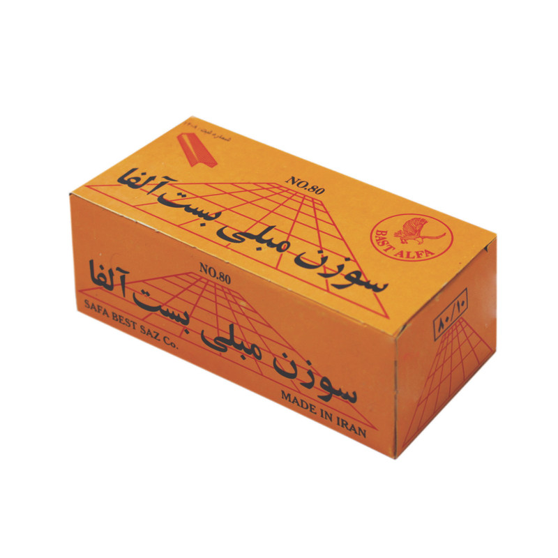 سوزن منگنه مبلی بست آلفا (سایزبندی کامل) | مناسب روکش‌کاری مبل